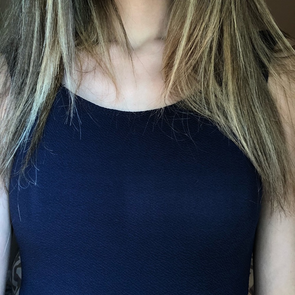 Navy blue formal dress